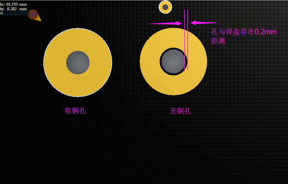 pcb中的某个通孔焊盘能做到内壁不镀铜吗